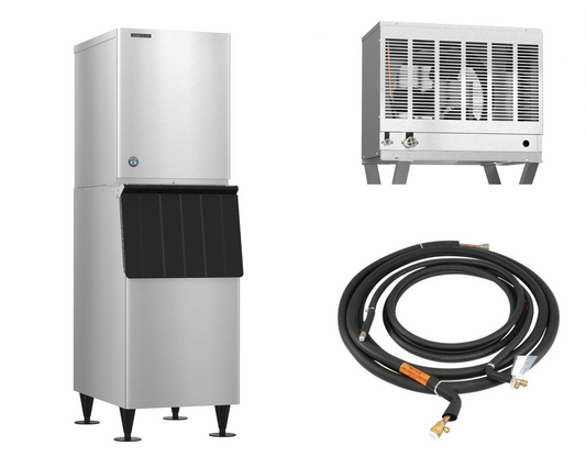 Hoshizaki Bundle - KM-520MRJZ Ice Maker, URC-5FZ Condenser, B-300SF Bin, HS-5588 Tubing Kit - KM-520MRJZBUNDLE