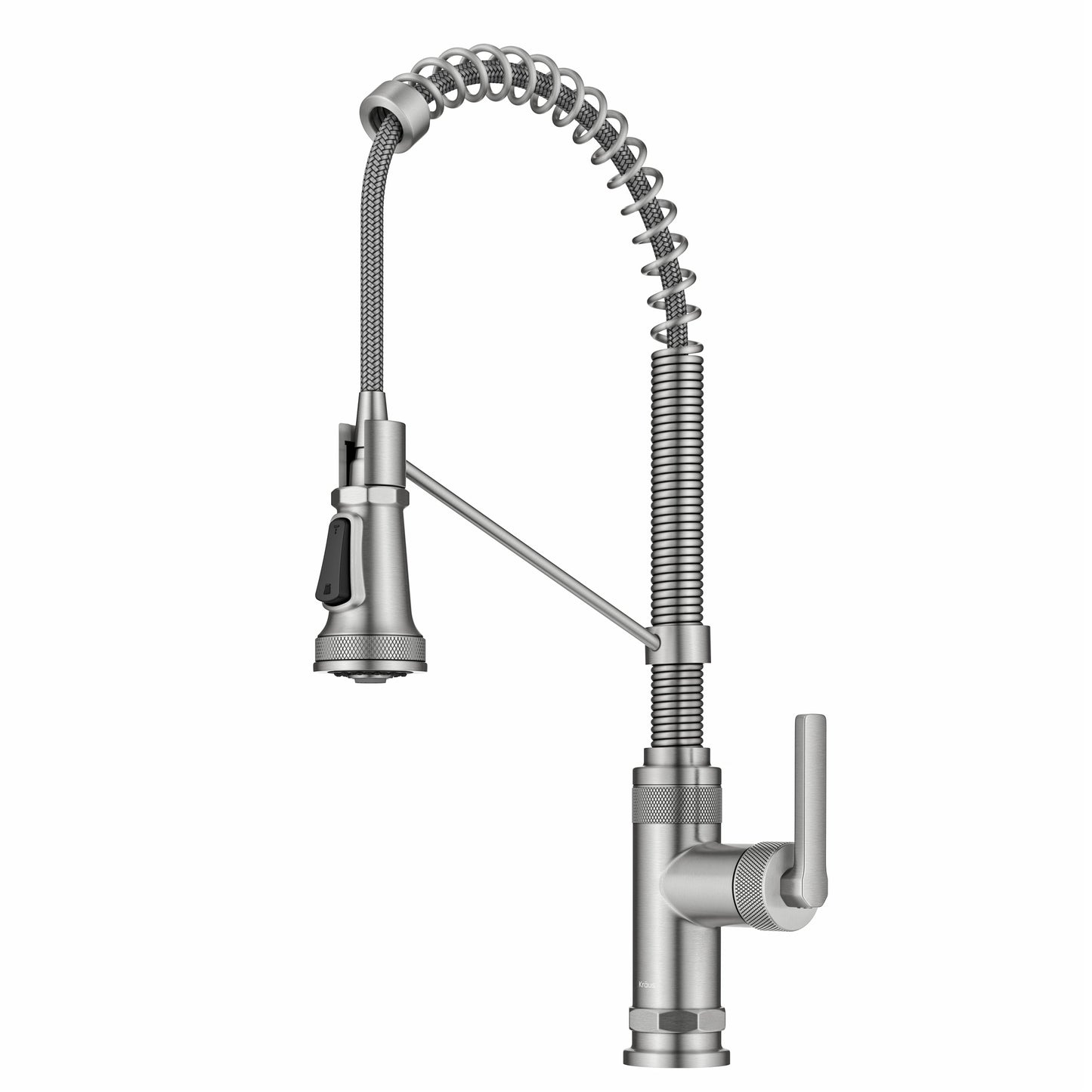 KRAUS Allyn Single Handle Pull Down Kitchen Faucet in Spot-Free Stainless Steel - KPF-4110SFS