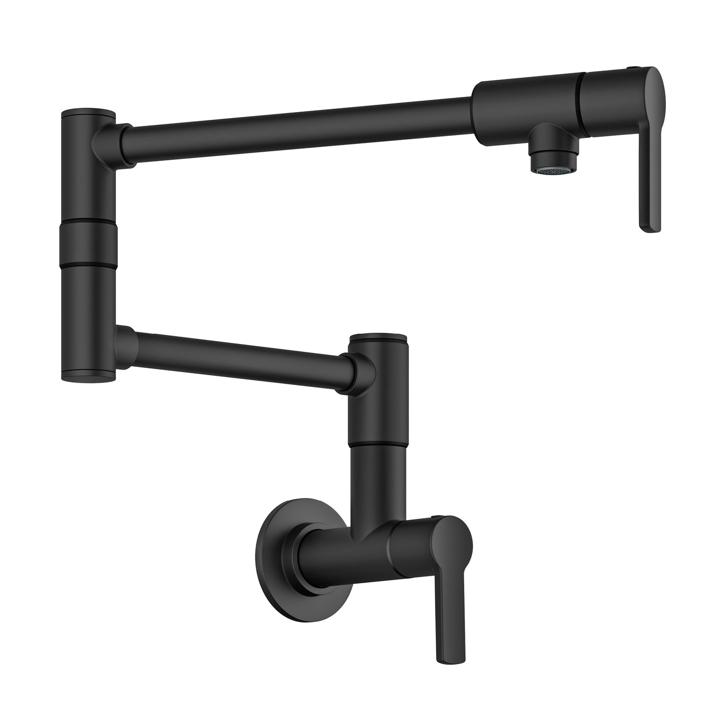 KRAUS Oletto Wall Mount Pot Filler in Matte Black - KPF-5001MB