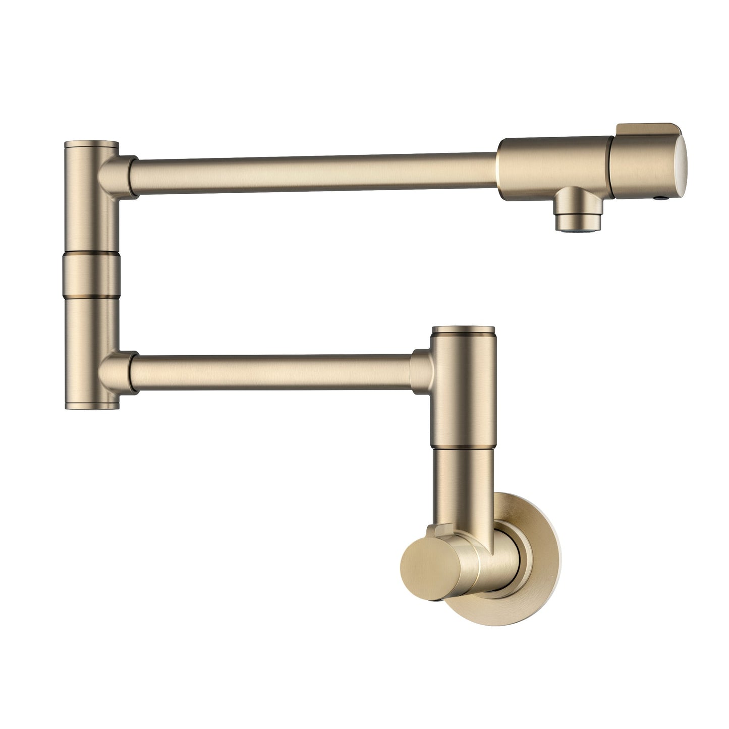 KRAUS Bolden Wall Mount Pot Filler in Antique Champagne Bronze - KPF-5003SFACB