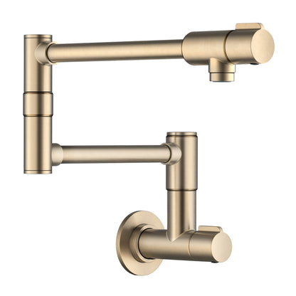 KRAUS Bolden Wall Mount Pot Filler in Antique Champagne Bronze - KPF-5003SFACB