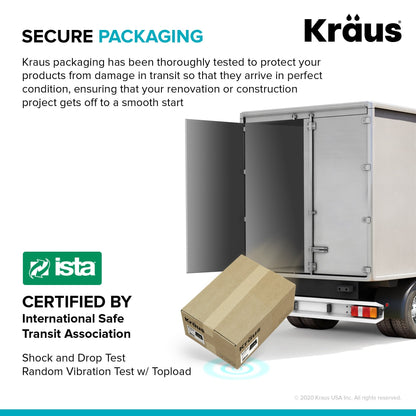 KRAUS Bellucci Workstation 33" Drop-In Granite Composite Kitchen Sink with Accessories - KGTW2-33MBL