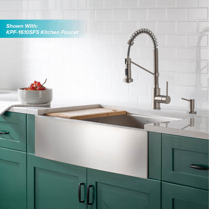 KRAUS Kore 36" 16 Gauge Stainless Steel Farmhouse Workstation Kitchen Sink - KWF210-36