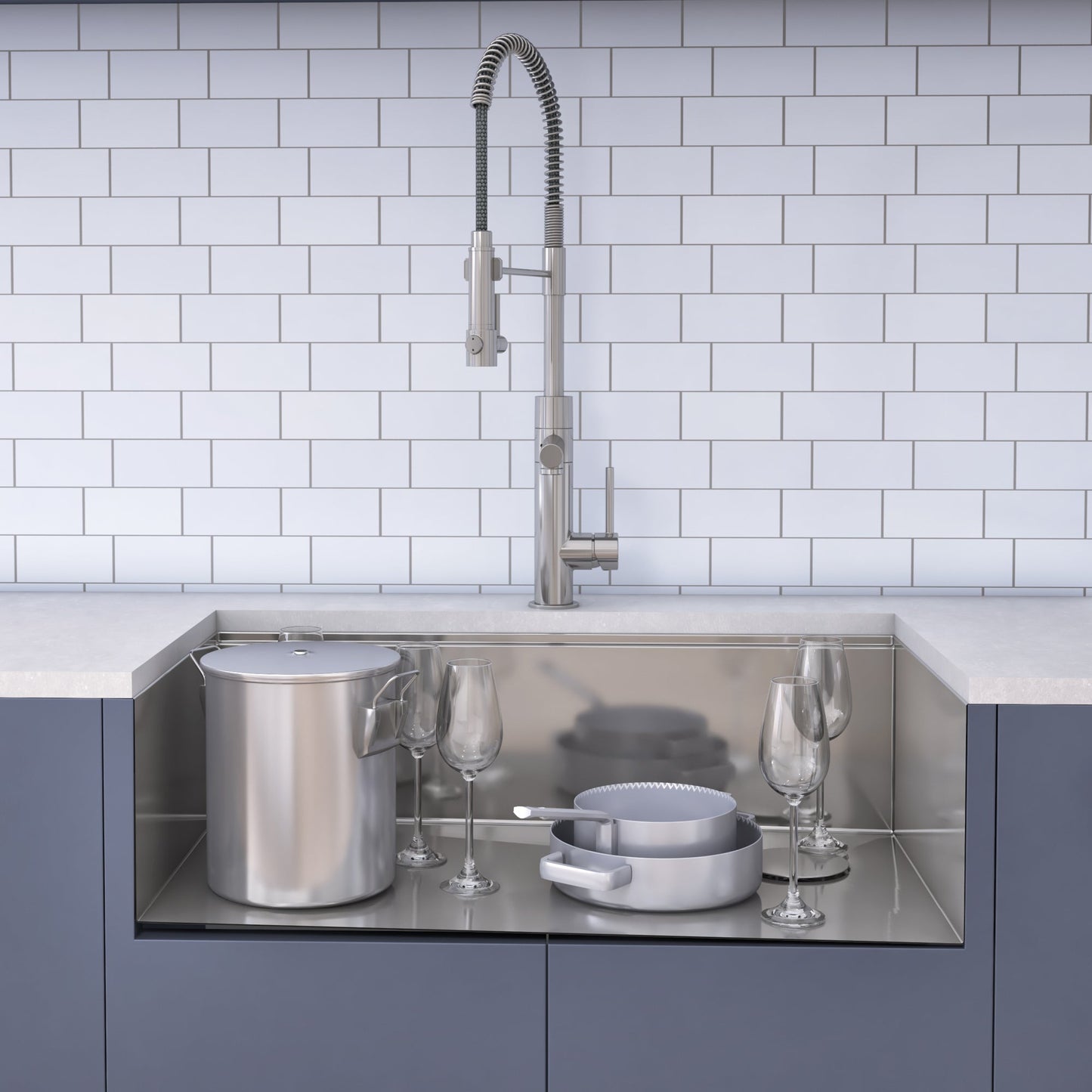 KRAUS Kore Workstation 30" Undermount 16 Gauge Single Bowl Stainless Steel Kitchen Sink with Accessories - KWU110-30