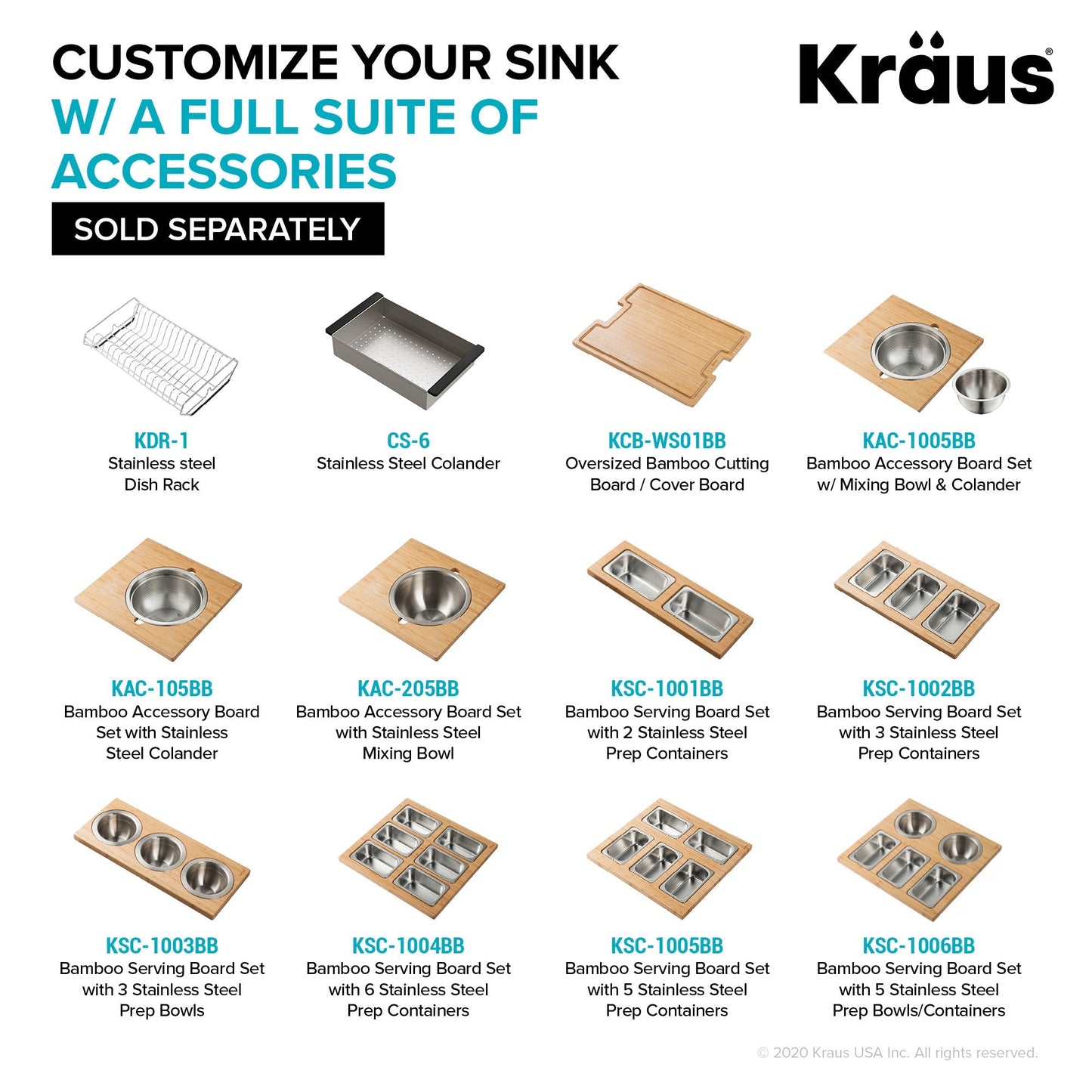 KRAUS Kore Workstation 33" Drop-In 16 Gauge Single Bowl Kitchen Sink in PVD Gunmetal - KWT310-33/PGM