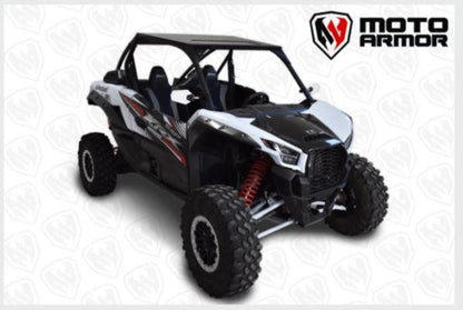 Moto Armor Kawasaki KRX Aluminum Roof with Sunroof (2020+) - MA-KRX-RF-BLK