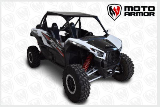 Moto Armor Kawasaki KRX Aluminum Roof with Sunroof (2020+) - MA-KRX-RF-BLK