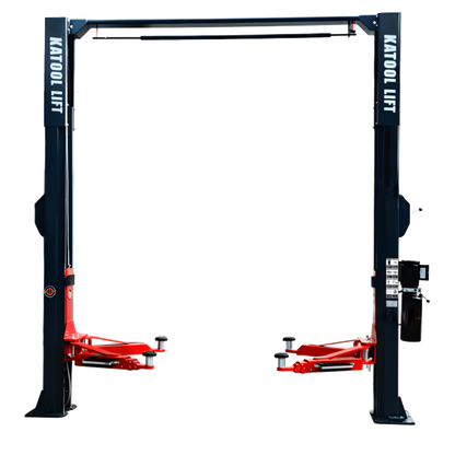 Katool Two Post Asymmetrical Vehicle Lift 11,000lbs Single Point Lock Release - KT-AS110D