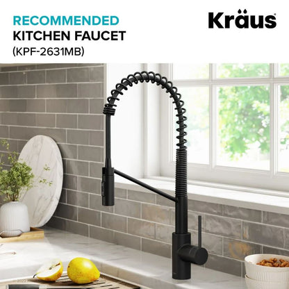 KRAUS Kore 33" Drop-In Single Bowl 16 Gauge Workstation Sink - KWT330-33