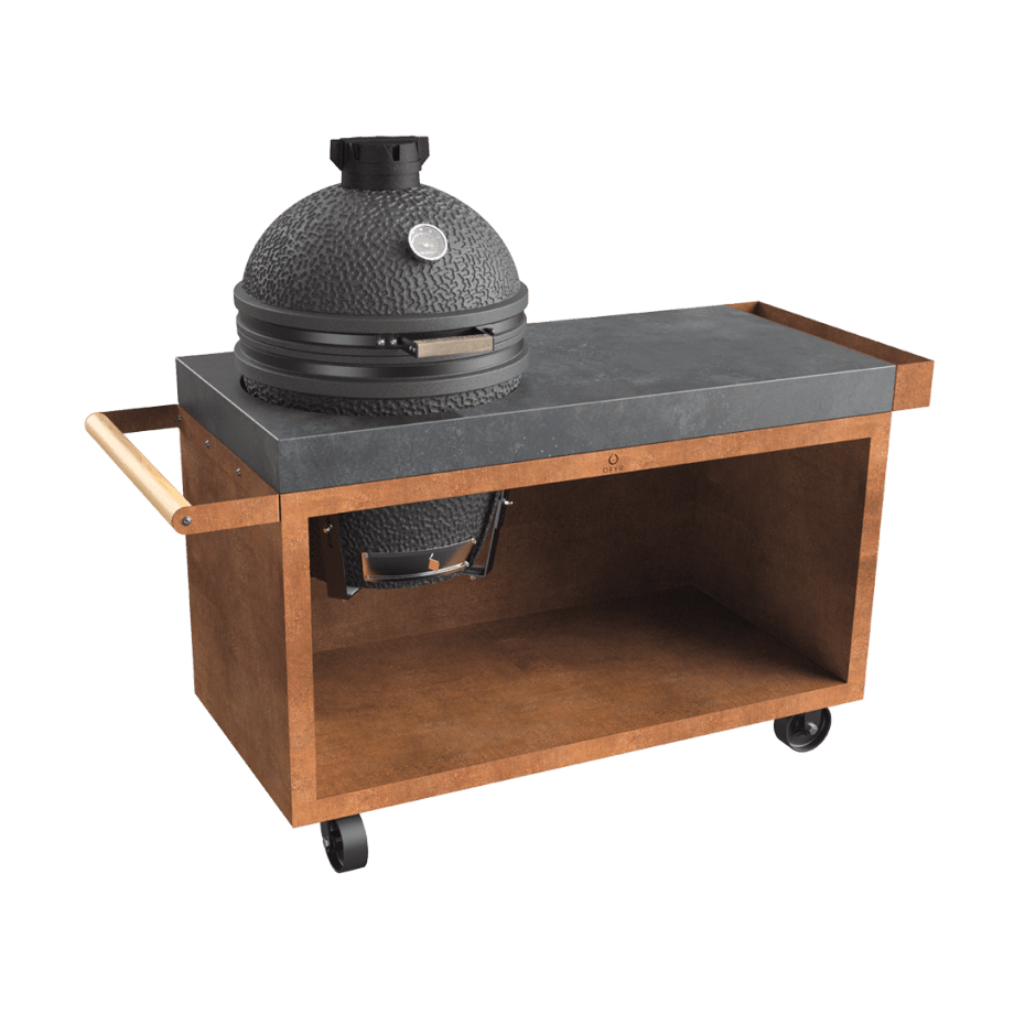 OFYR Kamado Table Corten 135 PRO The Bastard - O-K-T-135-PRO-TW-KJ