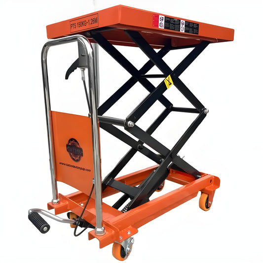 Katool Hydraulic Lift Table Cart 330lbs Manual Scissor Lift Table - KT-Lift