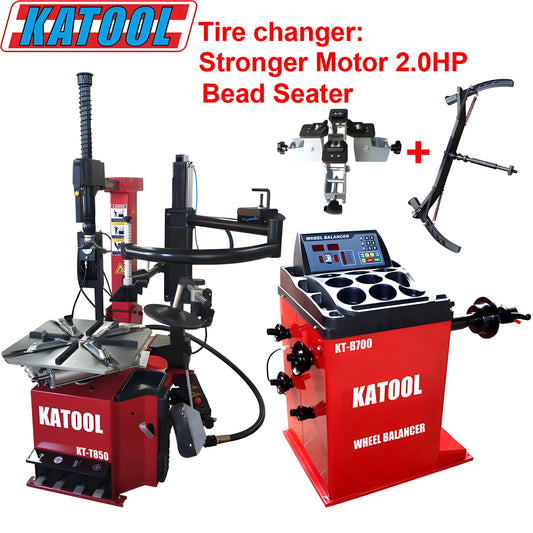 Katool Tire Changer T850 & Wheel Balancer B700 - T850+B700