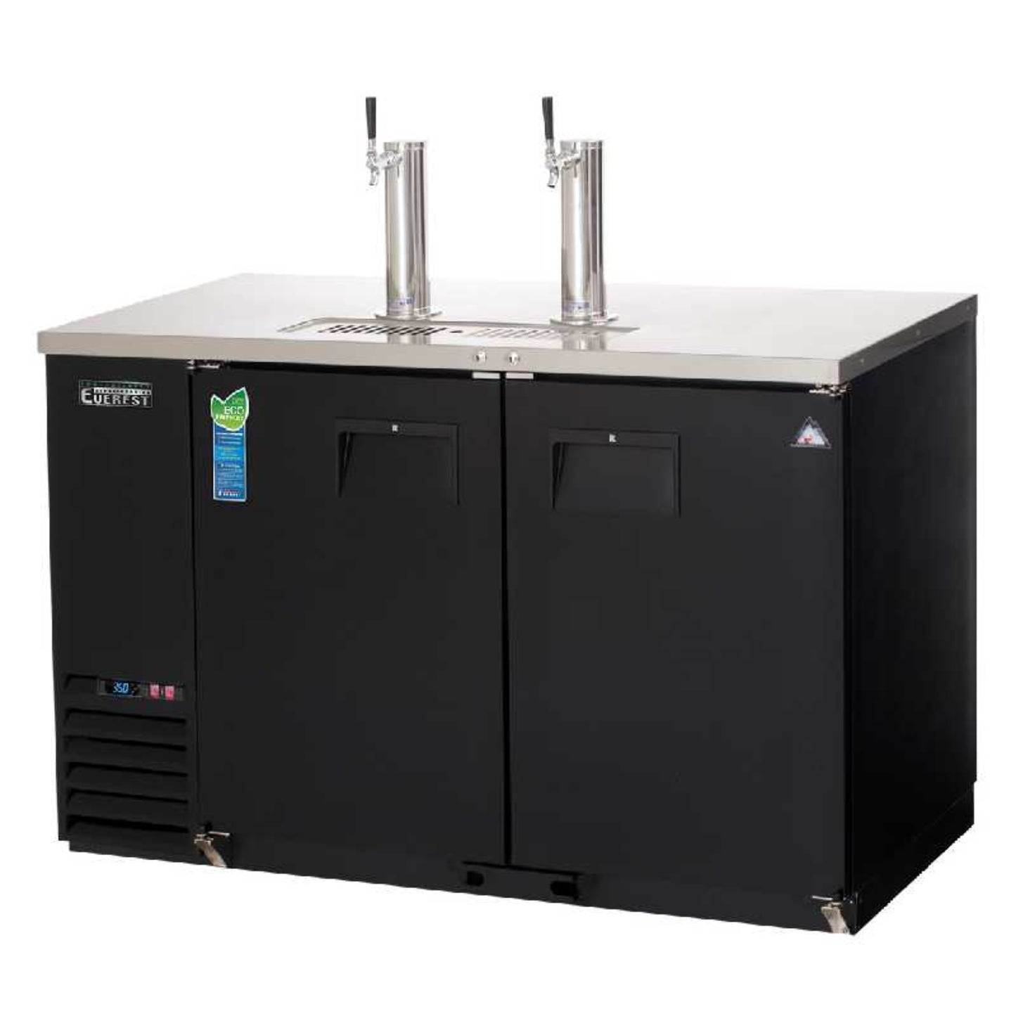 Everest Commercial 57" Back Bar & Direct Draw Keg Refrigerator Cooler Beer Dispenser 17 cu. ft. -  EBD2-BB-24