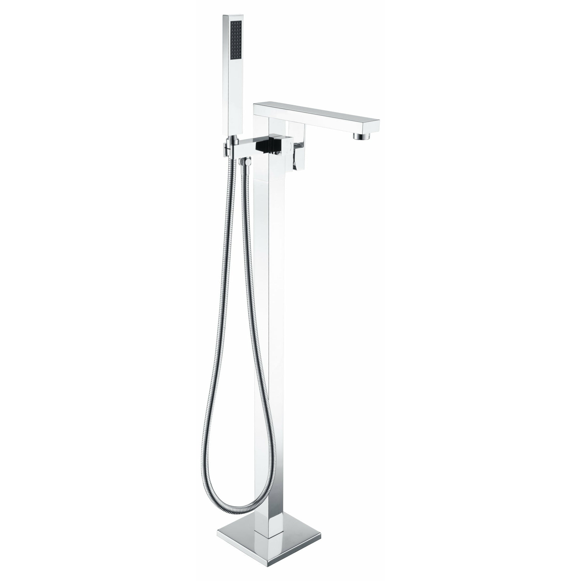 Anzzi Khone 2-Handle Claw Foot Tub Faucet with Hand Shower FS-AZ0037 - FS-AZ0037BN