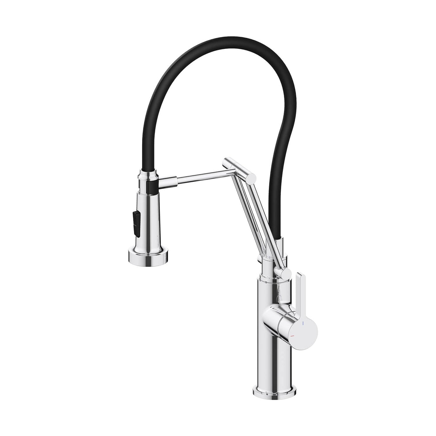 Kibi Engel Single Handle Pull Down Kitchen Faucet In Chrome Finish - KKF2014CH