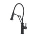 Kibi Engel Single Handle Pull Down Kitchen Faucet In Matte Black Finish - KKF2014MB