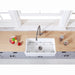 Kingston Brass 33 in. Farmhouse Kitchen Sink with Strainer and Grid, Matte White - KGKFA331810DS