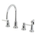 Kingston Brass Concord 8 in. Widespread Kitchen Faucet with Brass Sprayer - KS8720