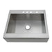 Kingston Brass Edinburg Drop-In 30 Inch Single Bowl Kitchen Sink, Brushed - GKTSF302494