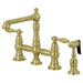 Kingston Brass English Country Kitchen Faucet with Side Sprayer - KS7276ALBS