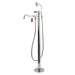 Kingston Brass Kaiser Freestanding Tub Faucet with Hand Shower - KS7135DKL