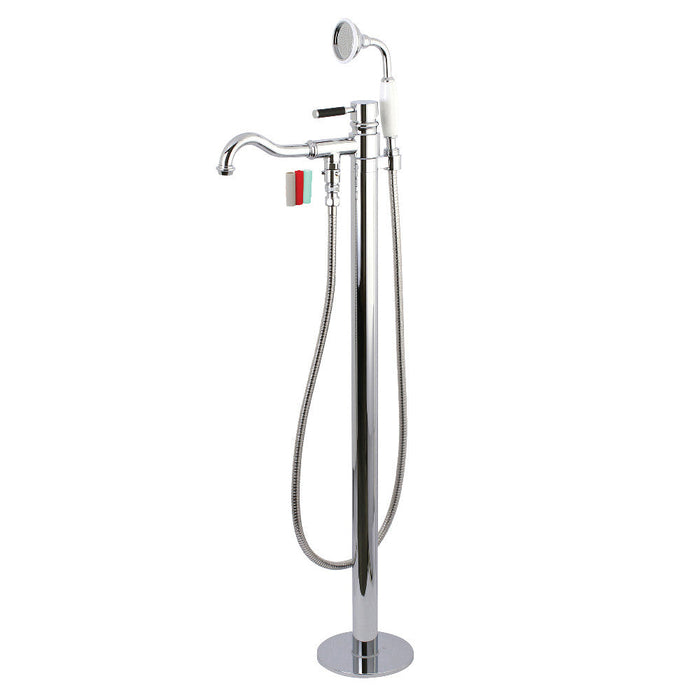 Kingston Brass Kaiser Freestanding Tub Faucet with Hand Shower - KS7138DKL