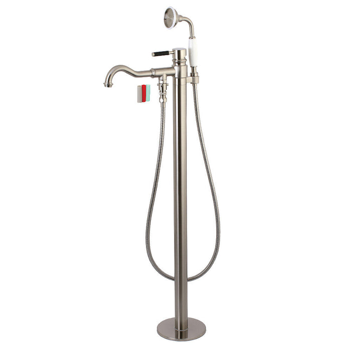 Kingston Brass Kaiser Freestanding Tub Faucet with Hand Shower - KS7138DKL