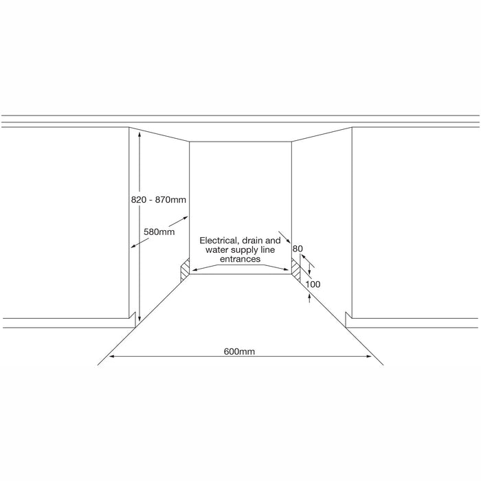 Kleenmaid DW6020X 60cm Freestanding or Built-under Dishwasher