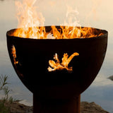 Kokopelli 36" Steel Fire Pit by Fire Pit Art