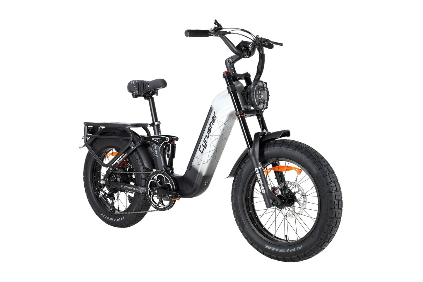 Cyrusher Kommoda Ebike 2025 New. Step-through electric bike. 68 miles electric bicycle. - US-KMDA3.0-PR-2025