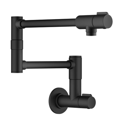 KRAUS Matte Black Wall Mounted Pot Filler - KPF-5003MB