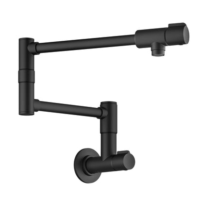 KRAUS Matte Black Wall Mounted Pot Filler - KPF-5003MB