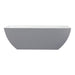 KubeBath Contemporanea 67 in. Free Standing Bathtub in White - KFST2167