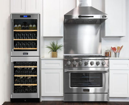 GREE Kucht 36 Inch Professional KNG Series Liquid Propane Gas Stainless Steel Range with Silver Oven Door - KNG361/LP-S