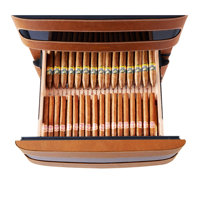 Afidano Leather Series Cigar Humidor L3 250 Cigars - L3SERIES