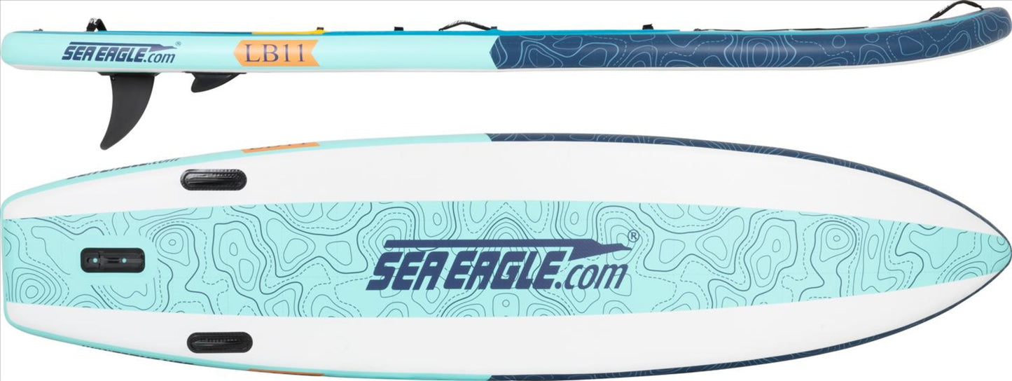 Sea Eagle LB11K_ST LongBoard 11 Inflatable Board Start Up Package New - LB11K_ST