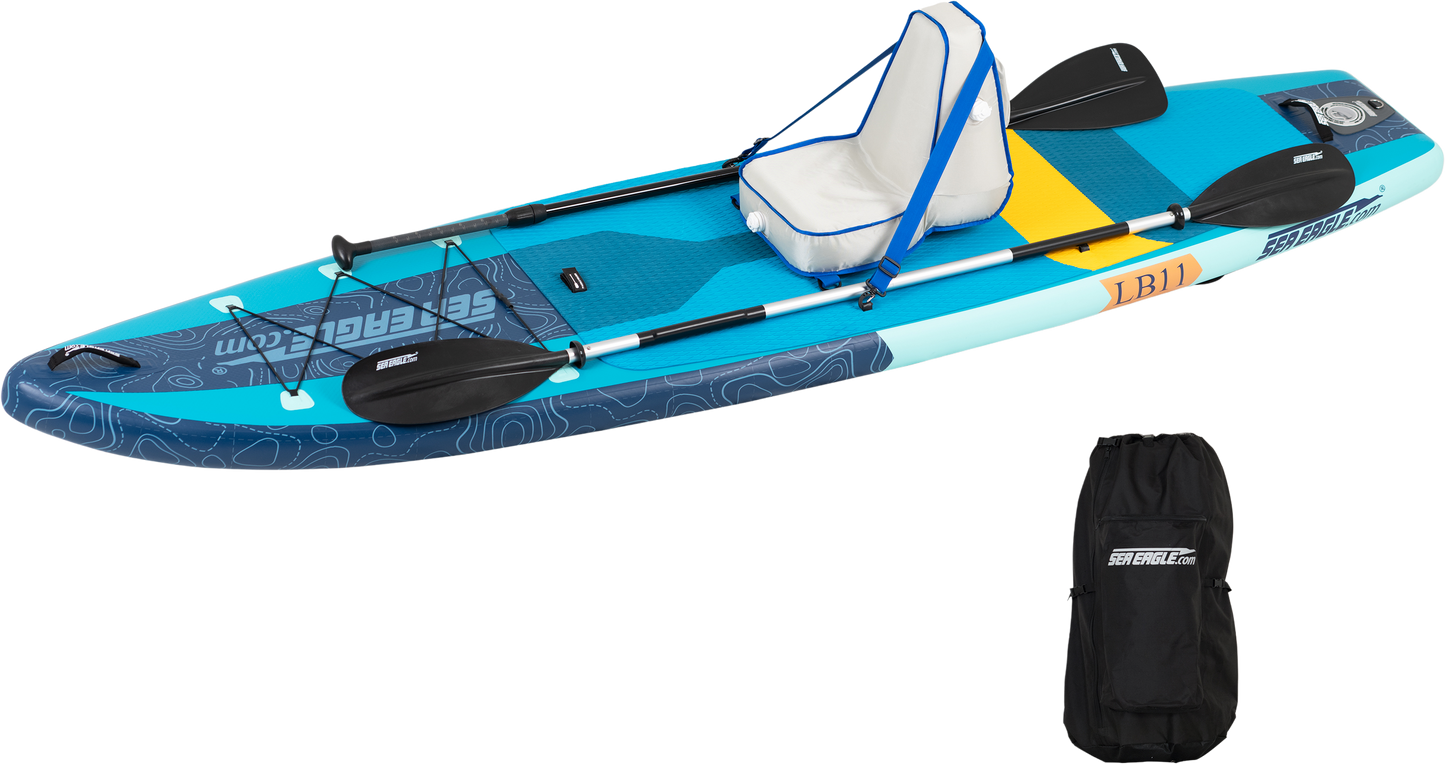 Sea Eagle LB11K_D LongBoard 11 Inflatable Board Deluxe Package New - LB11K_D