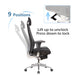 Lanbo Ergonomic Office Chair - LBZM9008BK