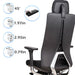 Lanbo Ergonomic Office Chair - LBZM9008BK