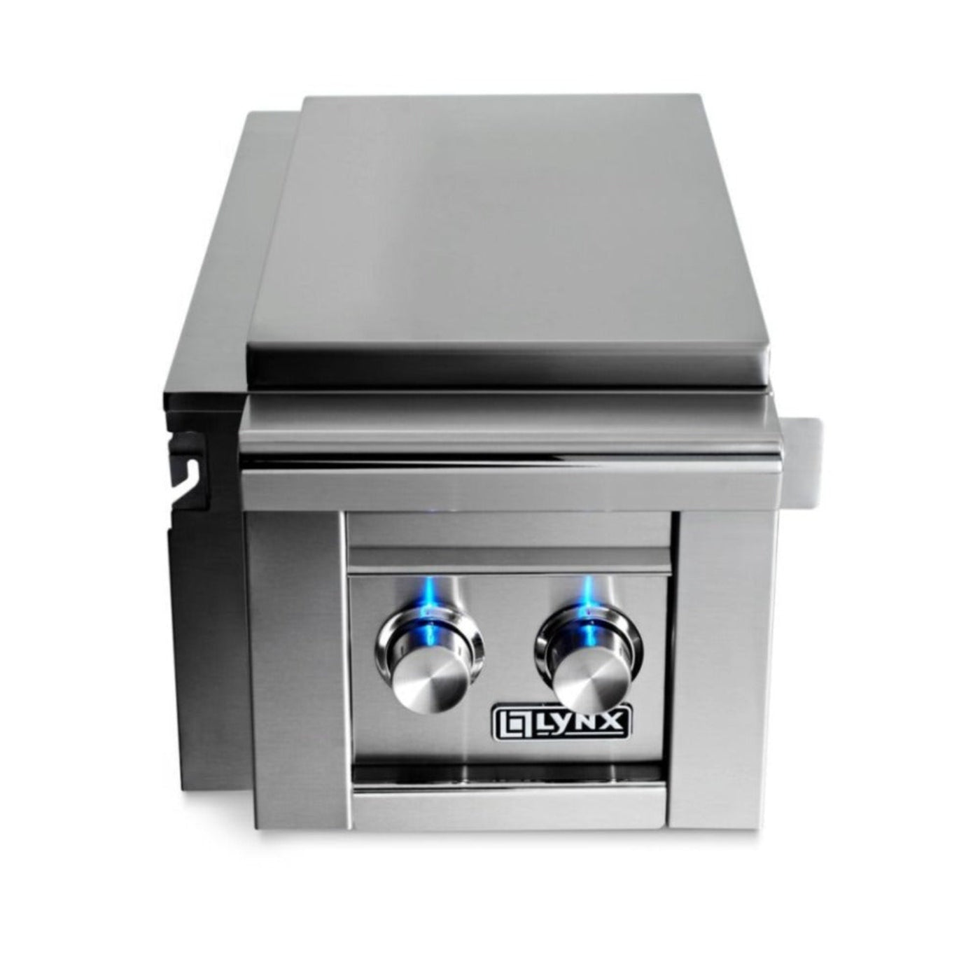 Lynx Professional Cart Mounted Double Side Burner - LCB2-3-LP/NG
