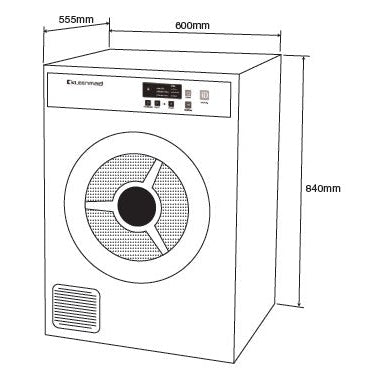 Kleenmaid LDVF70 Sensor Controlled 7Kg Vented Dryer