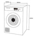 Kleenmaid LDVF70 Sensor Controlled 7Kg Vented Dryer