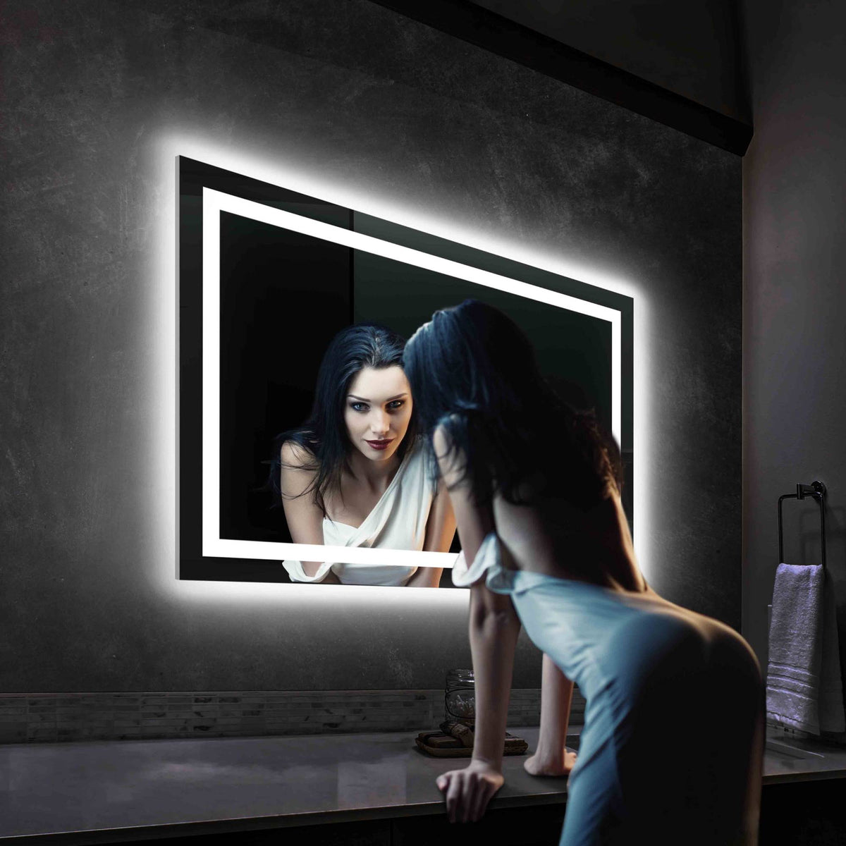 Blossom Lyra 48 x 30 Inch LED Mirror - LED M8 4830 - Backyard Provider