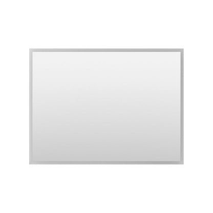 Arpella - Romano 48x36 Perimeter Lighted Mirror with Dimmer and Defogger, Wall Switch Direct - LEDPLM4836