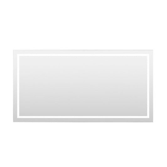 Arpella - Miramar 70x36 Lighted Mirror with Dimmer and Defogger, Wall Switch Direct - LEDWSM7036