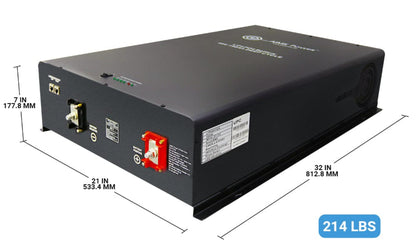 Aims Power LiFePO4 24V 400 AH Lithium Battery - LFP24V400A
