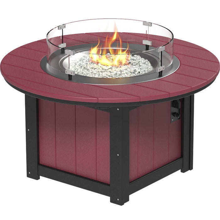 LuxCraft Lumin Fire Pit 46″ Round - LFP46RCHB