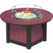 LuxCraft Lumin Fire Pit 46″ Round - LFP46RCHB