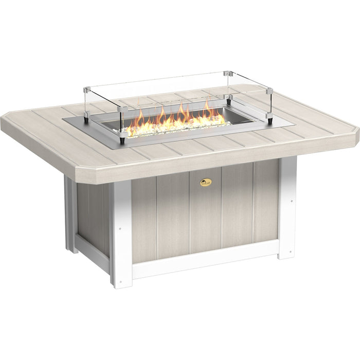 LuxCraft Lumin Fire Pit 51" Rectangular - LFP51RCB