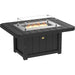 LuxCraft Lumin Fire Pit 51" Rectangular - LFP51RCB